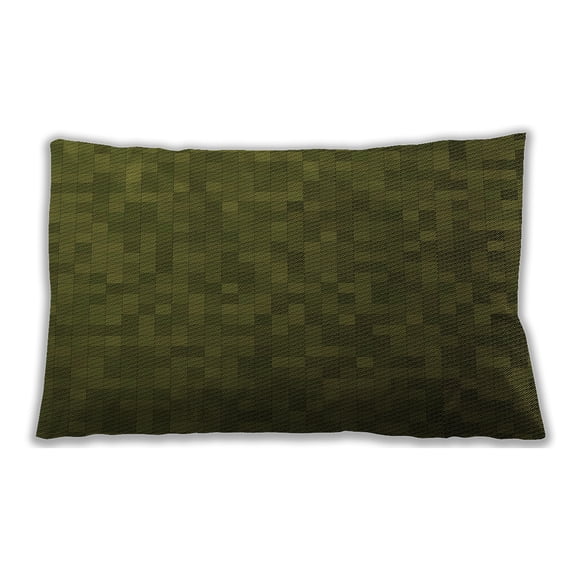 Ahgly Company Outdoor Rectangular Contemporary Lumbar Throw Pillow, 13 inch by 19 inch