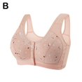 thumbnail image 1 of Bra for Women Lisa Charm Daisy Bras Front Snaps Comfortable Full Coverage Bra US F0V9, 1 of 9