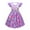Robe Violette, variante sur Encanto Mirabel Robe Fille Isabella Imprimée Manches Volantées Robe Décontractée et Sac
