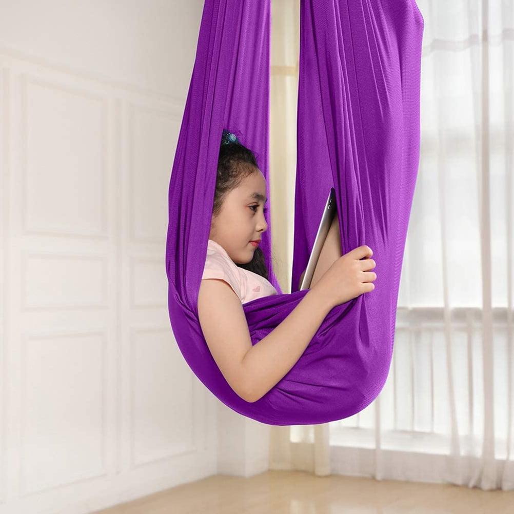 Indoor Therapy Swing for Teens Soft Hammock Swing with Special Needs for Children Yoga Sensory Integration Outdoor Camping