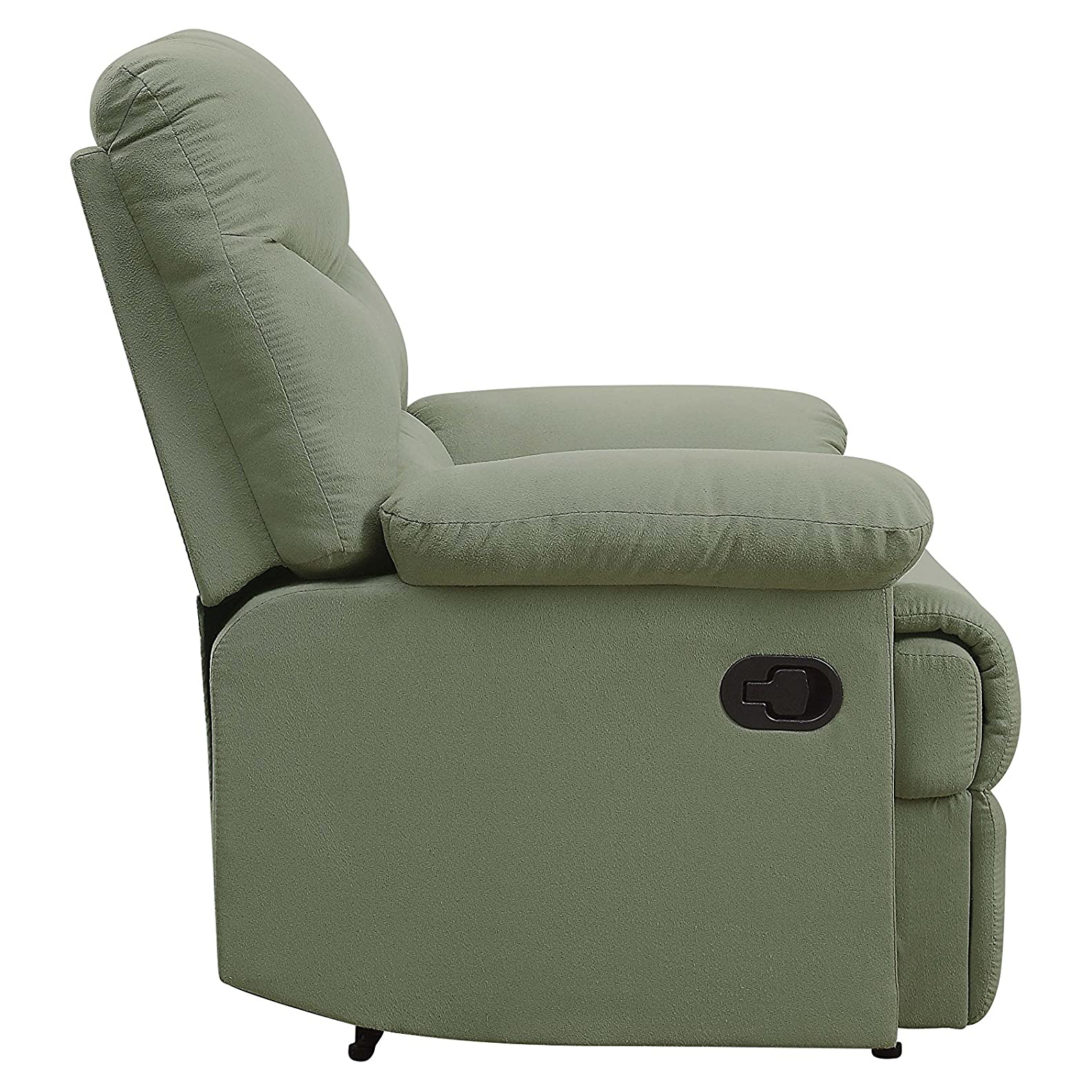 ACME Arcadia Smooth Microfiber Recliner Chair with External Handle, Sage Green - image 3 of 6