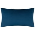 thumbnail image 4 of JWH Handmade Decorative Soft and Smooth Velvet Lumbar Pillow Covers for Simple Decoration 14x24inch Navy Blue, 4 of 10