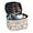 Cartoon Dog, variant on Easter Eggs Tulips Multifunctional Large Capacity Makeup Bag Medicine Travel Organizer Bags Brush Slots Double Zip Gift for Adults