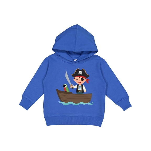 Inktastic Pirate Boy and Parrot Toddler Hoodie