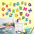 thumbnail image 4 of ZAXARRA A-Z Alphabet Wall Sticker, Nursery Decor, Classroom Background Mural, 4 of 5
