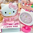 thumbnail image 2 of Creatieve Hello Kitty Cartoon Schattige Prinses Make-up Spiegel Meisje Hart Ins Desktop Kleine Tafel Spiegel Vrouwelijke Student, 2 of 5