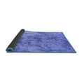 thumbnail image 2 of Ahgly Company Indoor Round Oriental Blue Industrial Area Rugs, 5' Round, 2 of 4