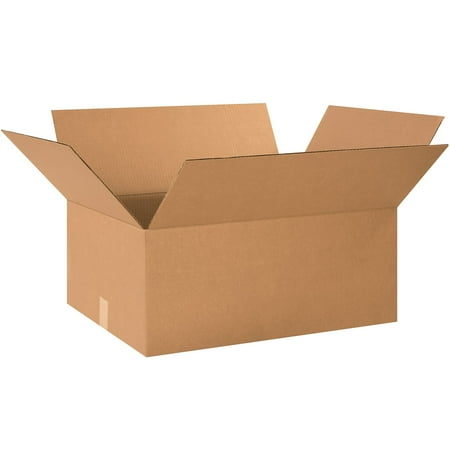 Partners Brand 24" x 18" x 10" Shipping Boxes 32 ECT Brown 10/Bundle (241810)