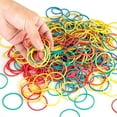 thumbnail image 1 of 500 Pieces Multi-Color Rubber Bands, Stretchable And Reusable For Diy Projects, Heat Resistant And Environmentally-Friendly For Home, Office, School, 1 of 7