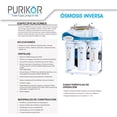 thumbnail image 3 of Sistema de ósmosis inversa con Lámpara UV Purikor PKRO400-6UVP, 3 of 5