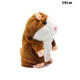 thumbnail image 1 of CNKOO Interesting Talking Hamster Plush Animal Doll Sound Walking Speech Recording, 1 of 6