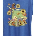 thumbnail image 3 of Disney Princess - Tiana Retro Florals -  Women's Short Sleeve Graphic T-Shirt, 3 of 5