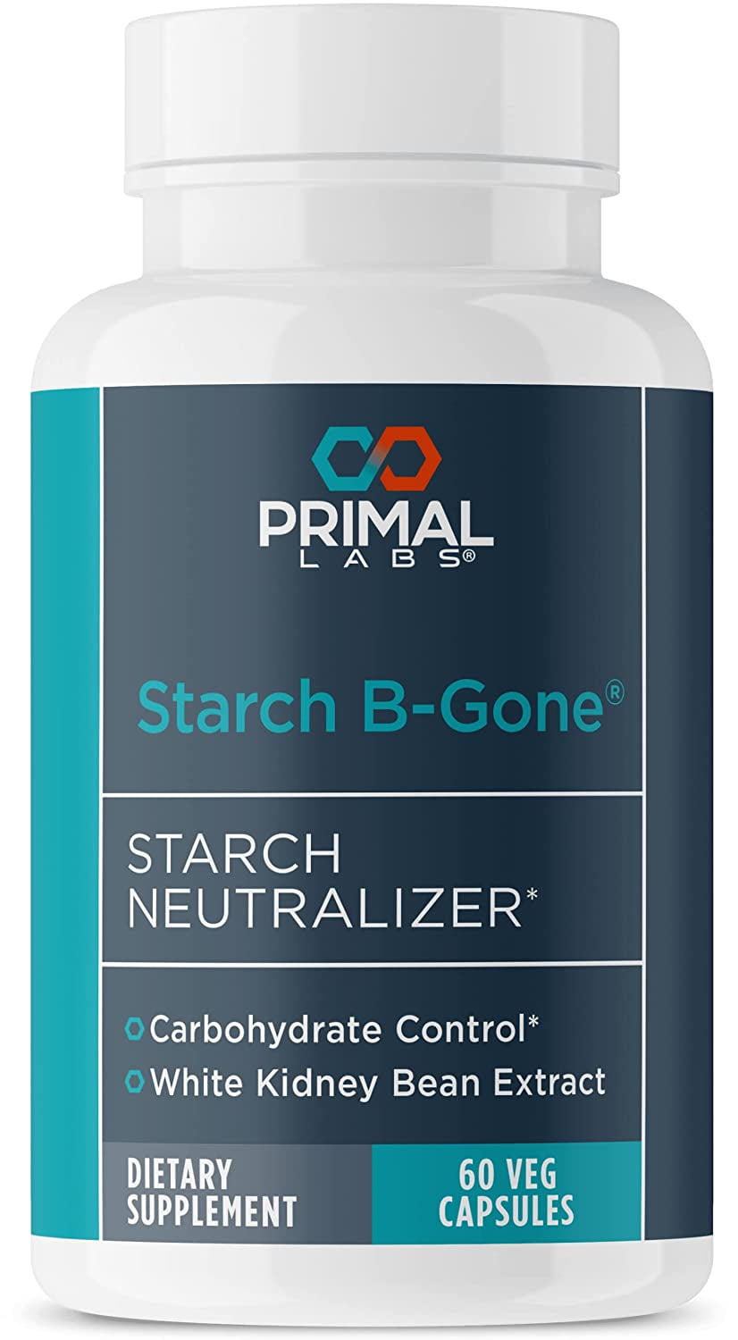 Primal Labs Starch BGone Carb Blocker Reduce Carbohydrate