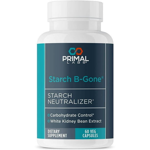 Primal Labs Starch BGone Carb Blocker Reduce Carbohydrate