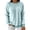 Light Green, variant on Thermal Underwear for Women Winter Flannel Shirt Plus Size Long Sleeve Pullover Soft Brushed Cozy Warm Casual Comfort Fit Full Coverage Tunic Top