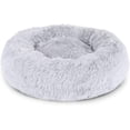 thumbnail image 1 of Cesta redonda para perros Cojín para gatos Cesta para donuts Ø 40 cm (S) Gris claro Kuyhfg Sin marca, 1 of 5