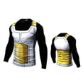 thumbnail image 3 of Ropa Deportiva Dragon Ball Vegeta Alta Elasticidad Ajustada Medias De Transpiración Deportivas Fitness De Secado Rápido De Manga Larga T @, 3 of 5