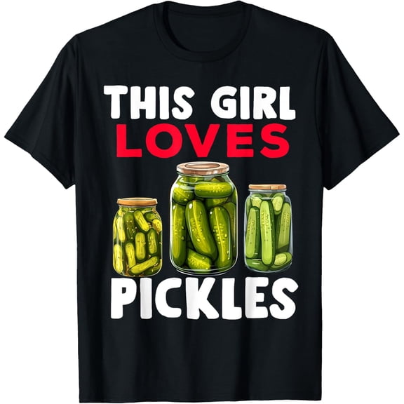 Pickles Dill For Men Women Canned Pickle Cucumber Lover T-Shirt