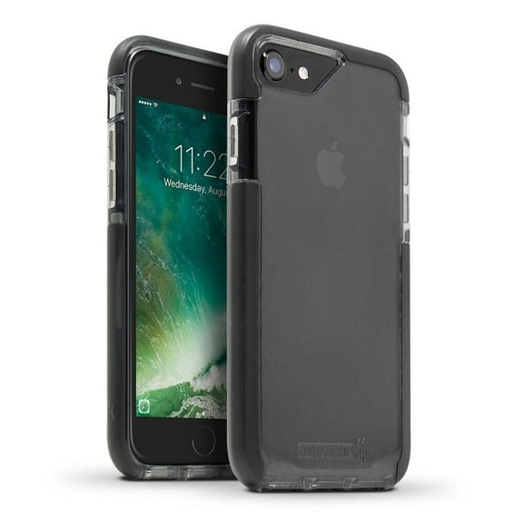 BodyGuardz Ace Pro Case with Unequal Technology for Apple iPhone 6, iPhone 6s, iPhone 7, iPhone 8, iPhone SE - Black