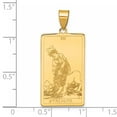 thumbnail image 3 of 14kt Yellow Gold Strength Tarot Card Pendant, 3 of 4