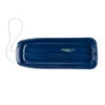 thumbnail image 2 of Lucky Bums Kids 48 Inch Plastic Toboggan Sled with Pull Rope, Blue (2 Pack), 2 of 7