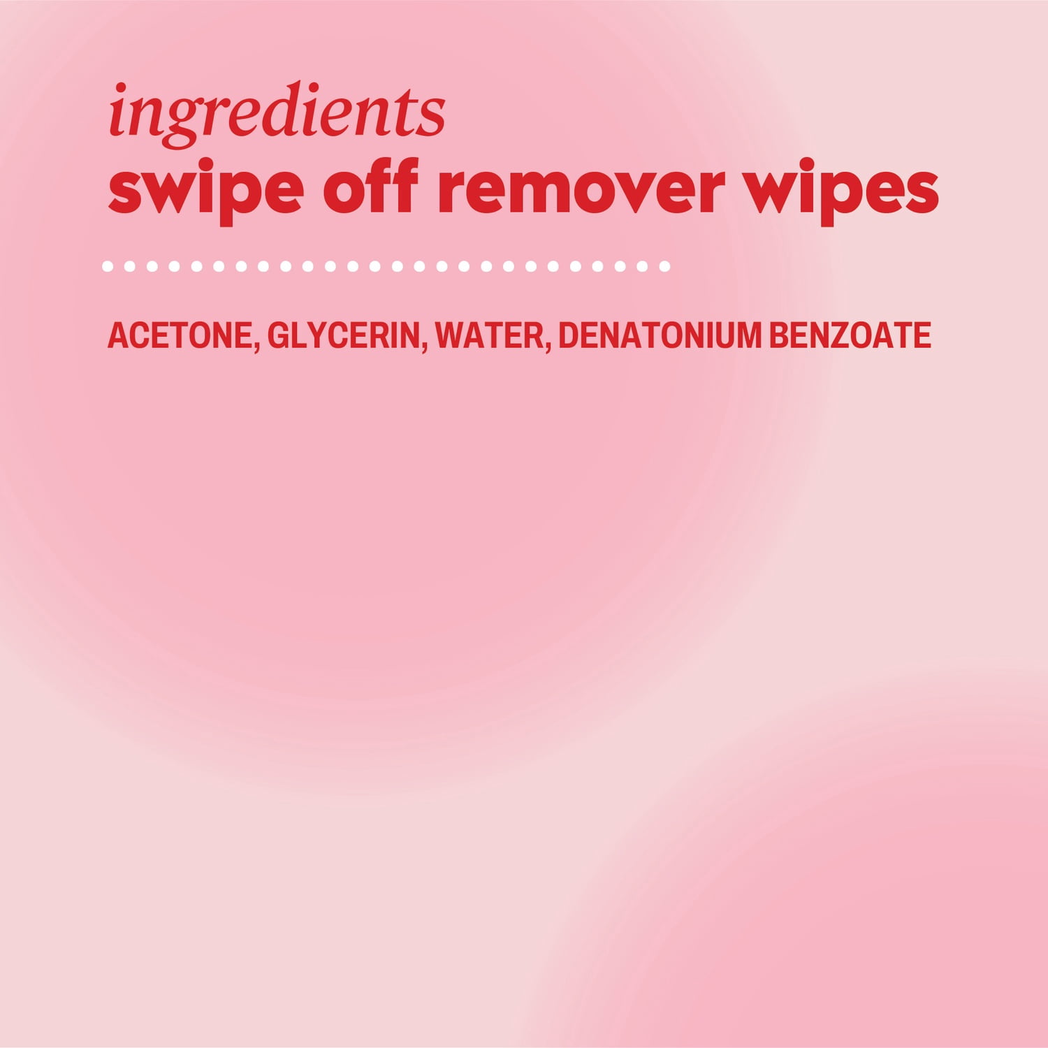 ONYX Professional® 2-in-1 Acetone Remover Wipes, Travel-Friendly, 10 Count