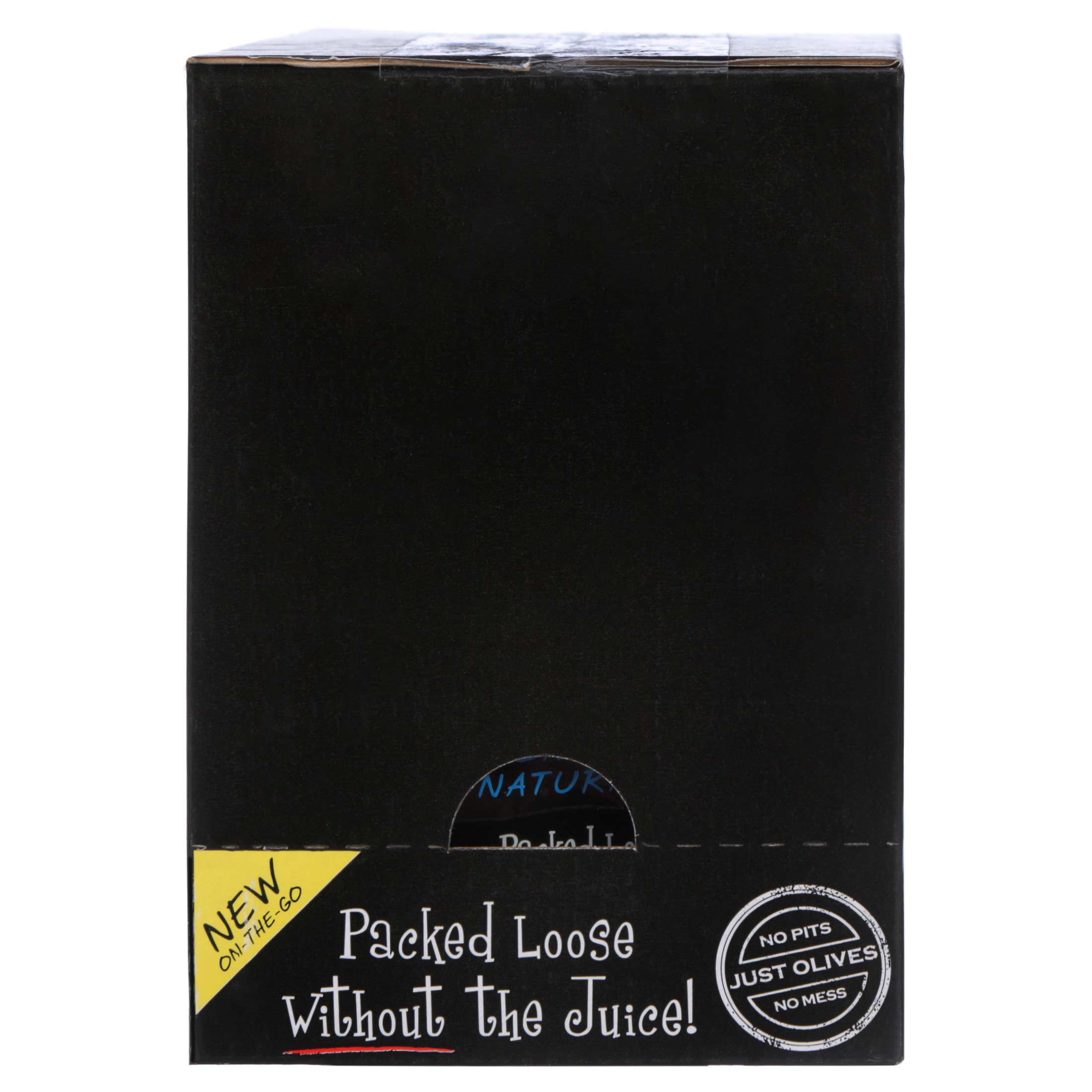 Mario Pitted Snack Olives Seasoned with Natural Sea Salt, 1.05 oz, 12 Ct