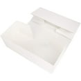 thumbnail image 7 of O'Creme White Rectangular Cake Box 16 Inch x 6 Inch x 5 Inch High with Scalloped Window - Pack of 25, 7 of 7