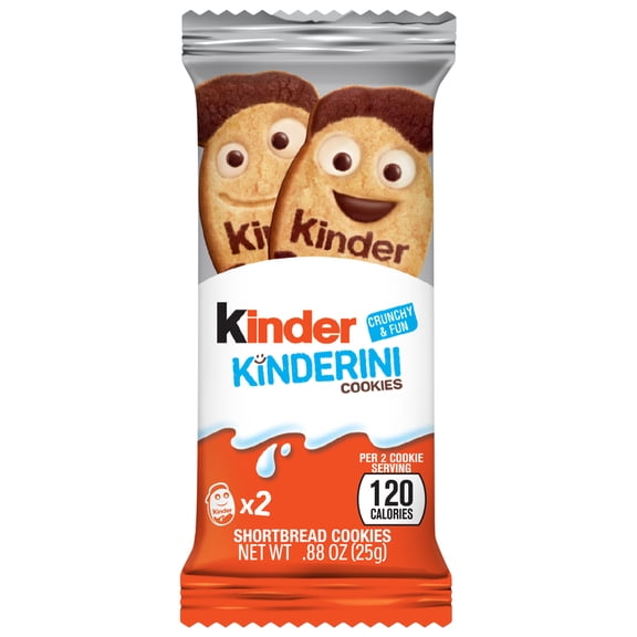 KINDER Kinderini Crunchy & Fun Shortbread Cookies 0.88oz / 25g - T2