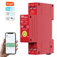 thumbnail image 2 of Automatic Tuya WiFi Intelligent Circuit Breaker 1P Reclosing Timer Din-rail Mounting Reclose Switch Automatic Automatic Reclosure Protector Mobilephone APP Control Compatible with, 2 of 8