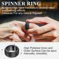 thumbnail image 2 of Stainless Steel Spinner Ring Cool Car Motorcycle Tire Tread Biker Rings Fidget Band Rings for Men Women, Size 7-12 (with Gift Box), 2 of 5