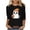 A-Black, variant on successthop Womens Halloween Clothes Ghost 3/4 Sleeve Crewneck Tee Happy Holiday T shirt Fall Festival Plus Size Tops