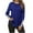Dark Blue, variant on GigrtiJin Long Sleeve Shirts for Women Casual Round Neck Loose Pullover Tops Fashion Comfy Going out Basic Blouse