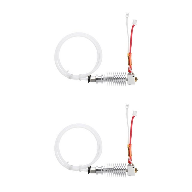 Decodeary 3 Dimensional Printer Extruder Kit Portable Professional J-head Hot End Anti-rust Component Replacement for 1Pcs 2Set