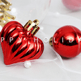 thumbnail image 3 of 34 Bolas de Navidad Juego de decoración de Navidad, plástico inastillable, decoración de árbol de Navidad Vhermosa CPB-SSW238-1, 3 of 5