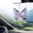 thumbnail image 6 of RuiJiao Crystal Butterfly Acrylic Pendant, Butterfly Hanging Diamond Art Pendant, Special Crystal Acrylic Sun Catcher Ornament, Applies to Car Charm, Window Decoration Gift Item, 6 of 8