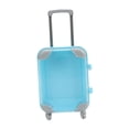 thumbnail image 4 of Mini maleta de viaje para casa de muñecas, juguete, cubierta transparente, multiusos para Azul, 4 of 9