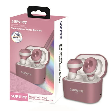 SuperV i38 Wireless Earbuds Bluetooth 5.0 Stereo In-ear Headphone, Exclusive Hifi Sound