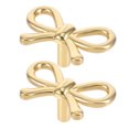 thumbnail image 5 of Dayesque 2pcs Brass Bow Drawer Knobs Cabinet Pulls Decorative for Cabinets and Drawers, 5 of 8