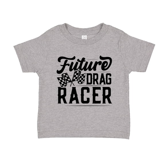 Future Drag Racer Toddler T-Shirt 2T Athletic Heather
