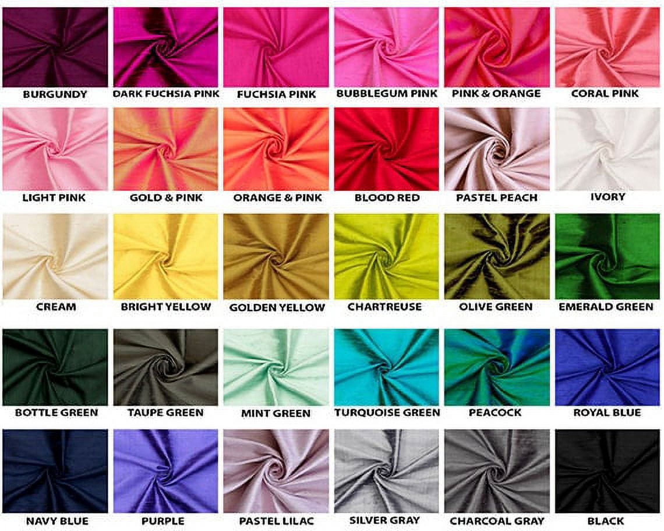 Fabric Mart Direct Silk Fabric, Bottle Green Silk Fabric, 100 Silk Fabric Asian Silk Fabric, 12 Continuous Yards Silk Fabric By Yard, 41 inches width 100% Pure Silk Fabric by Yard Curtains