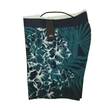 Men's Oakley Board Short Biscuit Flower Seamless 18" Fathom - Size 33