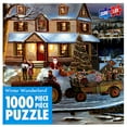 thumbnail image 1 of Sure Lox Winter Wonderland 1000 Piece Puzzle - Tractor Village Tours, 1 of 2