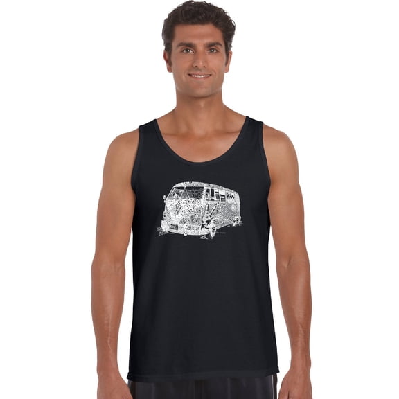 LA Pop Art Men's Word Art Tank Top - THE 70'S