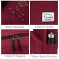 thumbnail image 4 of Mochila VASCHY, ligera e impermeable, 20 litros, para deportes, color burdeos, 4 of 7