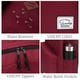 thumbnail image 4 of Mochila VASCHY, ligera e impermeable, 20 litros, para deportes, color burdeos, 4 of 7