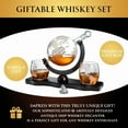 thumbnail image 2 of Set Decanter Globe para whisky con bola y vasos, 800 ml, 2 of 9