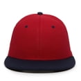 thumbnail image 3 of OC Sports CAGE25 Flexible Fitting Cap - Red Navy, 3 of 8