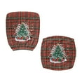 thumbnail image 6 of ZUXONGSY Christmas Tree Stripes Desk Chair Cover Pack of 2 Desk Armchair Cover with Elastic Edge Exquisite Chair Protector Easy to Install and Clean for Home Christmas Decor, 6 of 7