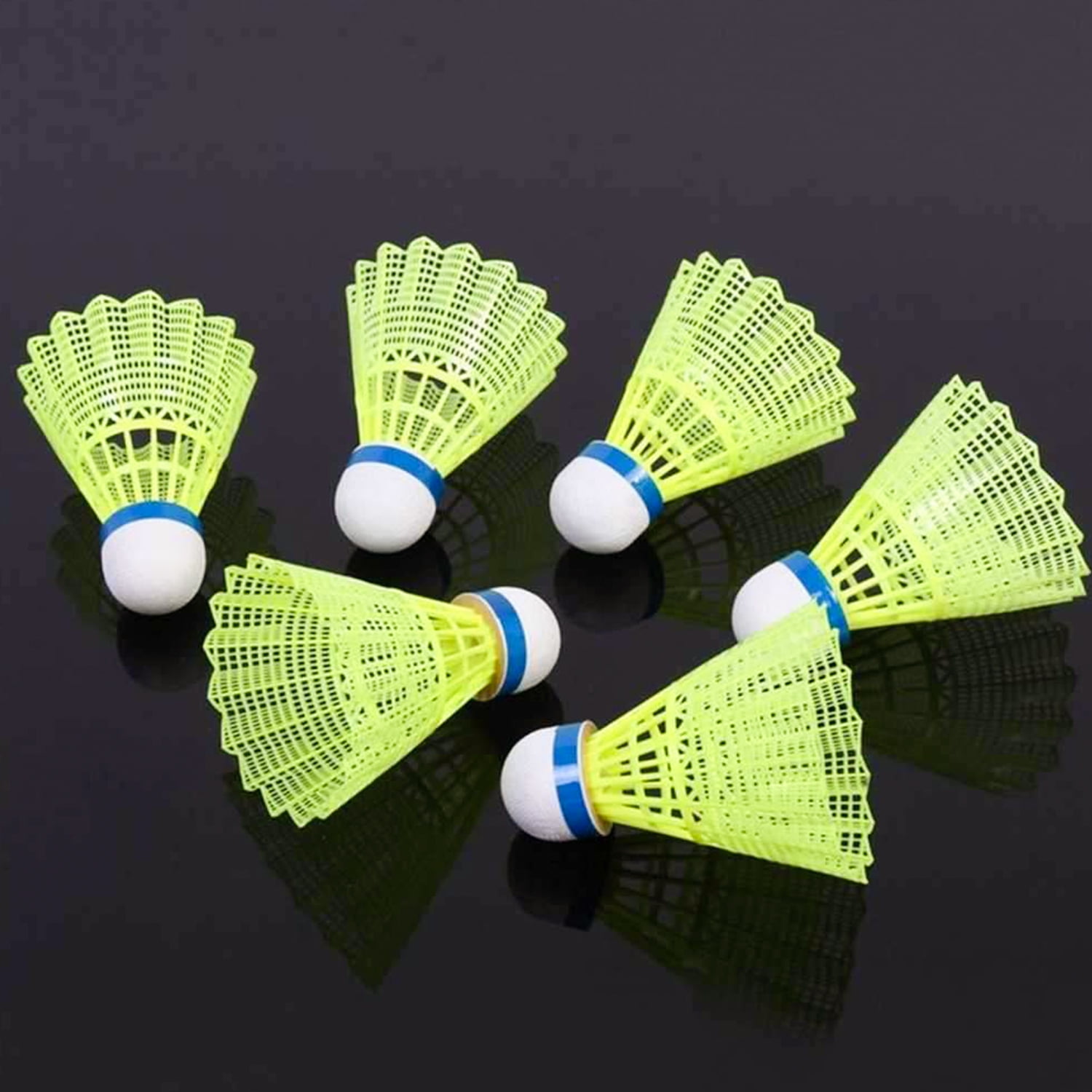 BESPORTBLE 6PCS Nylon Badminton Birdies Badminton Shuttlecocks for Fitness Sports